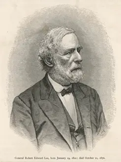 Confederate Army Officers Prints: Robert E Lee / Anon Eng
