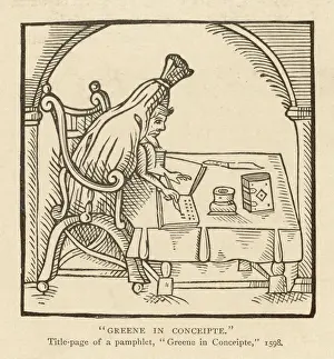 English Dramatist Prints: Robert Greene