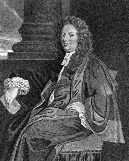 Robert Plot Antiquary Print, 1640-1696