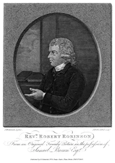 Print of Robert Robinson, 18th-century churchman