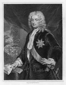 Prints of SIR ROBERT WALPOLE 1st Earl of Orford English statesman - Whig MP Robert Walpole Prints: Robert Walpole Print - 18th Century English Statesman Portrait