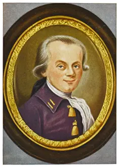 Historical Miniature Paintings Prints: Robespierre / Miniature