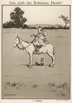 Prints of Huntsman searching for a fox. Robinson was a regular contributor to the Sketch, the Bystander and other ILN titles during his lifetime Heath Robinson Prints: Heath Huntsman in Pursuit of Fox, Print