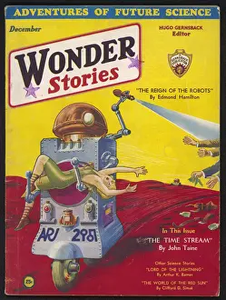 Science Fiction Art Prints: Robot Abductor