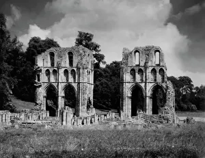 Roche Abbey Transcepts Print, South Yorkshire, England