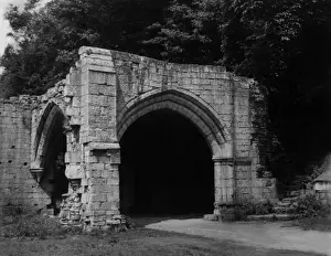 Medieval Abbey Architecture Prints: Roche Abbey Gatehouse