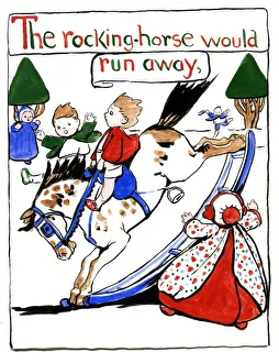 The rocking-horse would run away, by Minnie Asprey The rocking-horse would run away, by Minnie Asprey