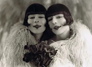 The Rocky Twins dressed in drag as the Dolly Sisters, Paris The Rocky Twins dressed in drag as the Dolly Sisters, Paris