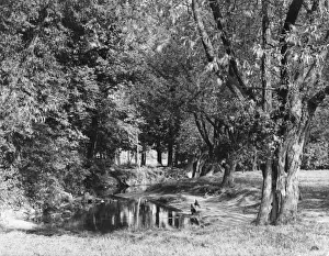 English Countryside 1930s Prints: The Roding at Wanstead