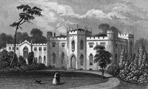 Framed Print : Roehampton Priory Print, 1846