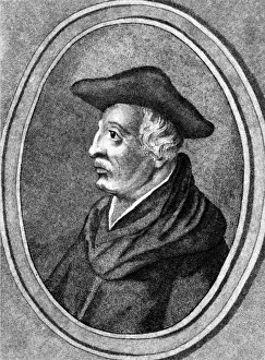 Historical Figure Profile Prints: Roger Bacon
