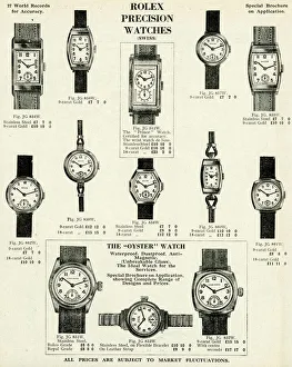 Rolex precision watches 1937 Rolex precision watches 1937