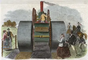 Aveling Porter Steam Roller Prints: Roller (Hyde Park)