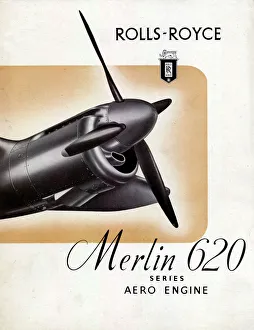Rolls Royce Merlin 620 brochure cover Rolls Royce Merlin 620 brochure cover