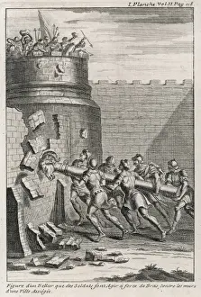 Roman Siege Warfare Prints: Roman Battering Ram