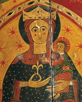 Romanesque Art. Catalonia. Altar frontal from the Virgin Romanesque Art. Catalonia. Altar frontal from the Virgin