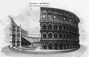Rome / Colosseum C1820 Cutaway Print