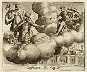 Ancient Roman Gods Prints: Romulus Becomes a God