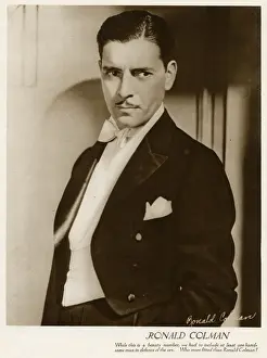 Performing Artists Of England Prints: Ronald Colman