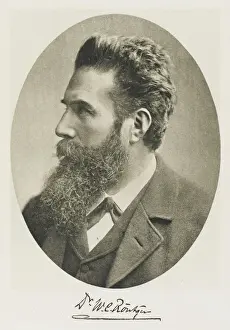Wilhelm Conrad Rontgen Prints: Rontgen Obel 1901