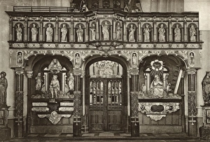 Rood screen in parish church, Nieuport, Belgium Rood screen in parish church, Nieuport, Belgium