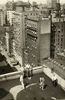 Hotel Ogden Rooftop Golf Print
