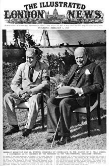 Roosevelt and Churchill at Casablanca Roosevelt and Churchill at Casablanca