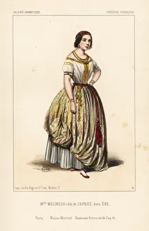 Rosalie Theodorine Melingue as Caprice in Eve, 1843 Rosalie Theodorine Melingue as Caprice in Eve, 1843