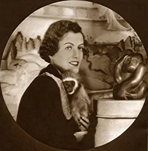 Rosamond Broughton with Miss Gibbs by Madame Yevonde Rosamond Broughton with Miss Gibbs by Madame Yevonde