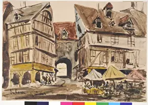 James Moore Watercolour Prints: In Rouen
