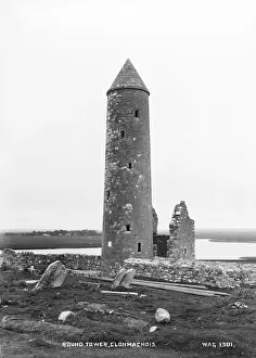 Round Tower Ireland Prints: Round Tower, Clonmacnois