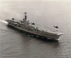 HMS Albion (R07) Commando Carrier Print, December 1971