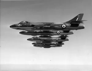 RAF Fighter Command Prints: Hawker Hunter F6s of No92 Squadron