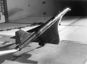 Concorde Wind Tunnel Model Print