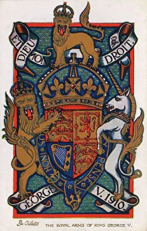 The Royal Coat of Arms of King George V The Royal Coat of Arms of King George V