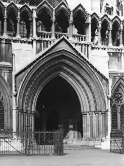 Victorian Era Buildings UK Prints: Royal Courts of Justice