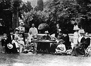 Royal family group at Osborne House Royal family group at Osborne House