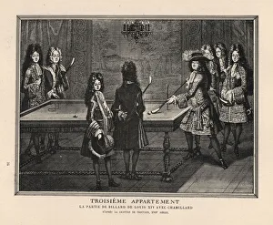 The royal game of billiards between Louis The royal game of billiards between Louis
