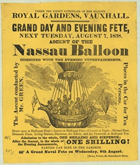 Royal Gardens, Vauxhall. Grand day and evening fete, next Tu Royal Gardens, Vauxhall. Grand day and evening fete, next Tu