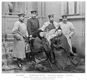 Royal group taken at Palais Edinburgh, Coburg Royal group taken at Palais Edinburgh, Coburg