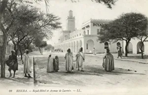 Royal Hotel and Avenue de Lacroix at Biskra, Algeria Royal Hotel and Avenue de Lacroix at Biskra, Algeria