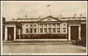London Landmark Architecture Prints: Royal Mint Facade