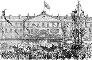 Royal Procession passing the London Hospital, Whitechapel Royal Procession passing the London Hospital, Whitechapel