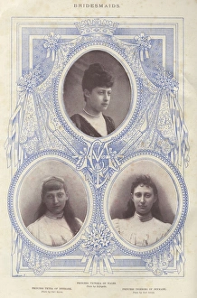 Royal Wedding 1896 -- three bridesmaids Royal Wedding 1896 -- three bridesmaids