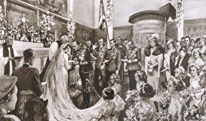 Royal Wedding 1935 - in the Chapel at Buckingham Palace Royal Wedding 1935 - in the Chapel at Buckingham Palace