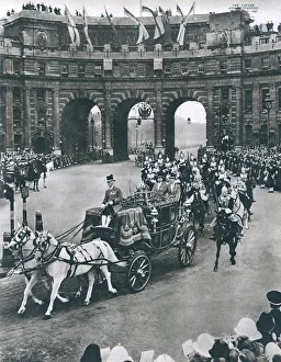 Royal Wedding 1947 - bridal procession Royal Wedding 1947 - bridal procession