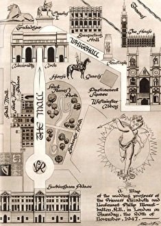 Royal Wedding 1947 - Processional Route Royal Wedding 1947 - Processional Route