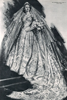 Royal Wedding 1947. The Wedding Dress Royal Wedding 1947. The Wedding Dress