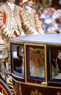 Royal Wedding 1986 - the bride on her way to the Abbey Royal Wedding 1986 - the bride on her way to the Abbey