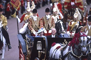 Royal Wedding 1986 - the Queen and Major Ronald Ferguson Royal Wedding 1986 - the Queen and Major Ronald Ferguson